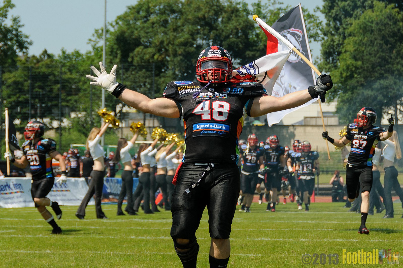 Düsseldorf Panther vs. Dresden Monarchs - 07.07.2013 GFL Nord: Düsseldorf Panther vs. Dresden Monarchs (14:42) 