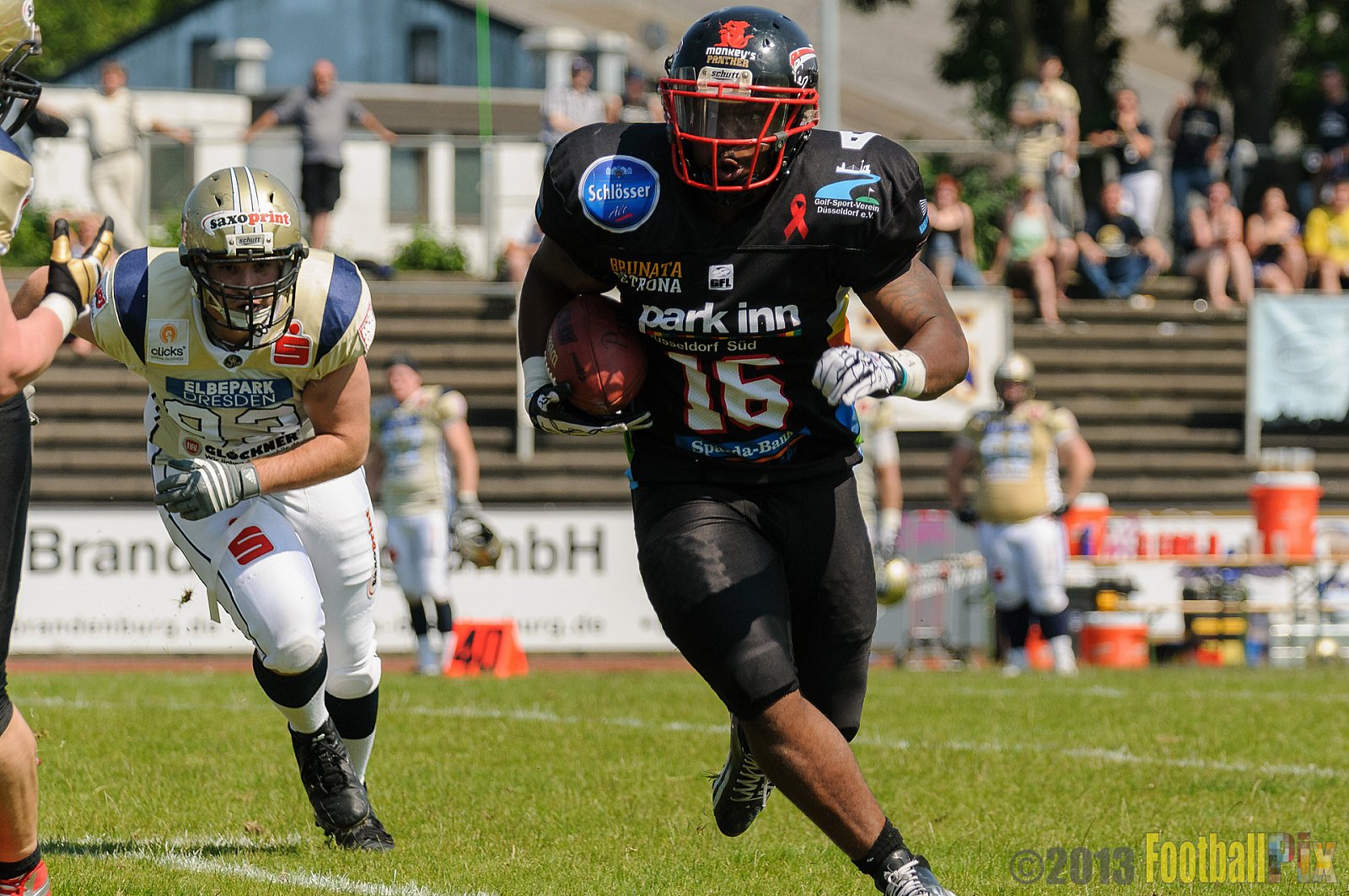 Düsseldorf Panther vs. Dresden Monarchs - 07.07.2013 GFL Nord: Düsseldorf Panther vs. Dresden Monarchs (14:42) 