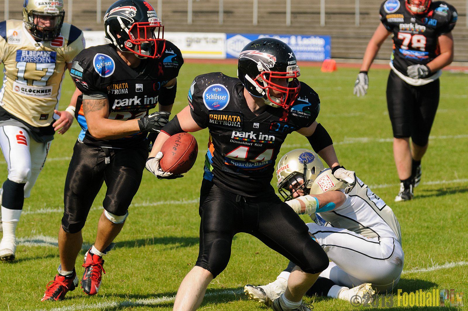 Düsseldorf Panther vs. Dresden Monarchs - 07.07.2013 GFL Nord: Düsseldorf Panther vs. Dresden Monarchs (14:42) 