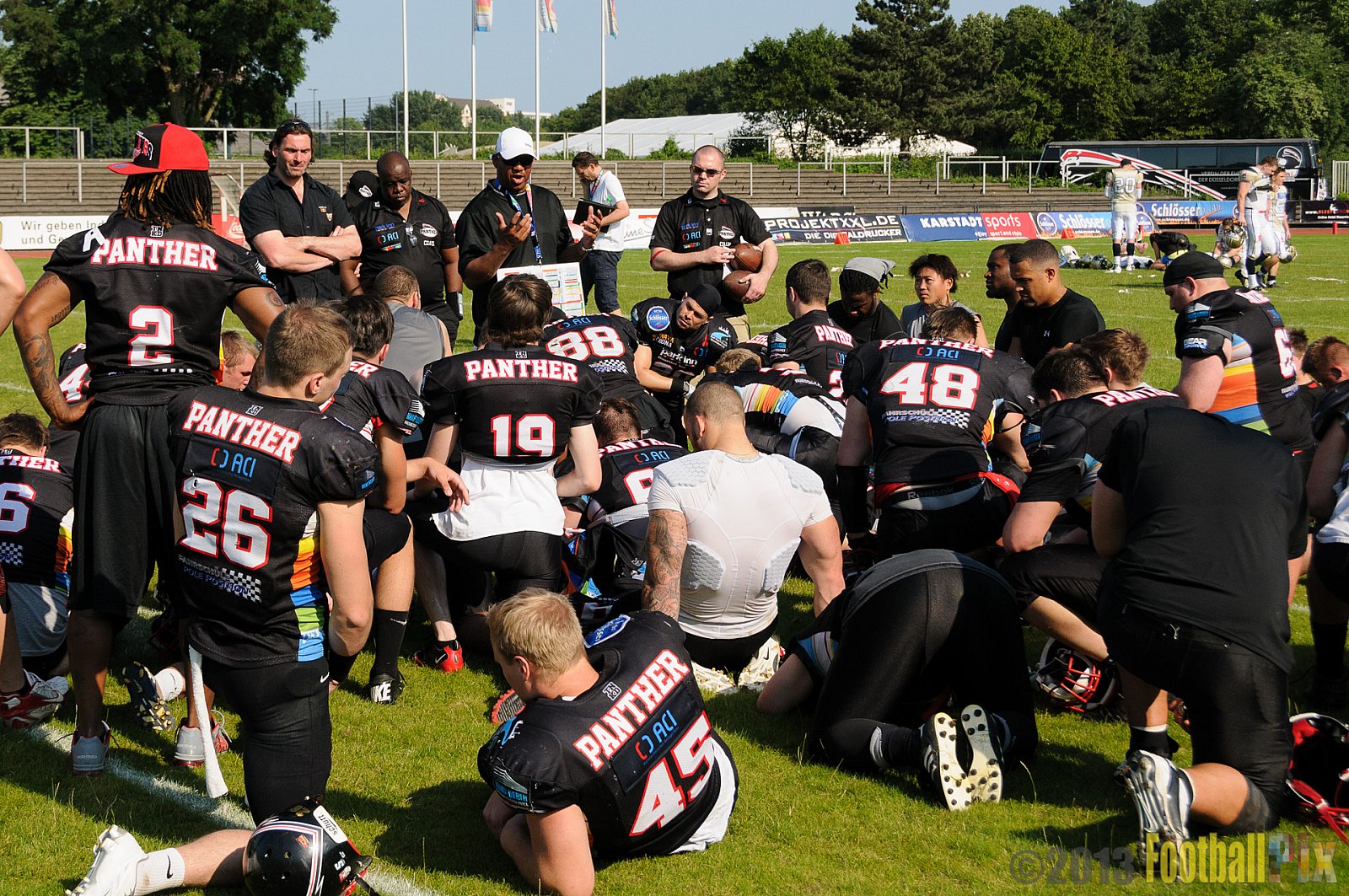 Düsseldorf Panther vs. Dresden Monarchs - 07.07.2013 GFL Nord: Düsseldorf Panther vs. Dresden Monarchs (14:42) 