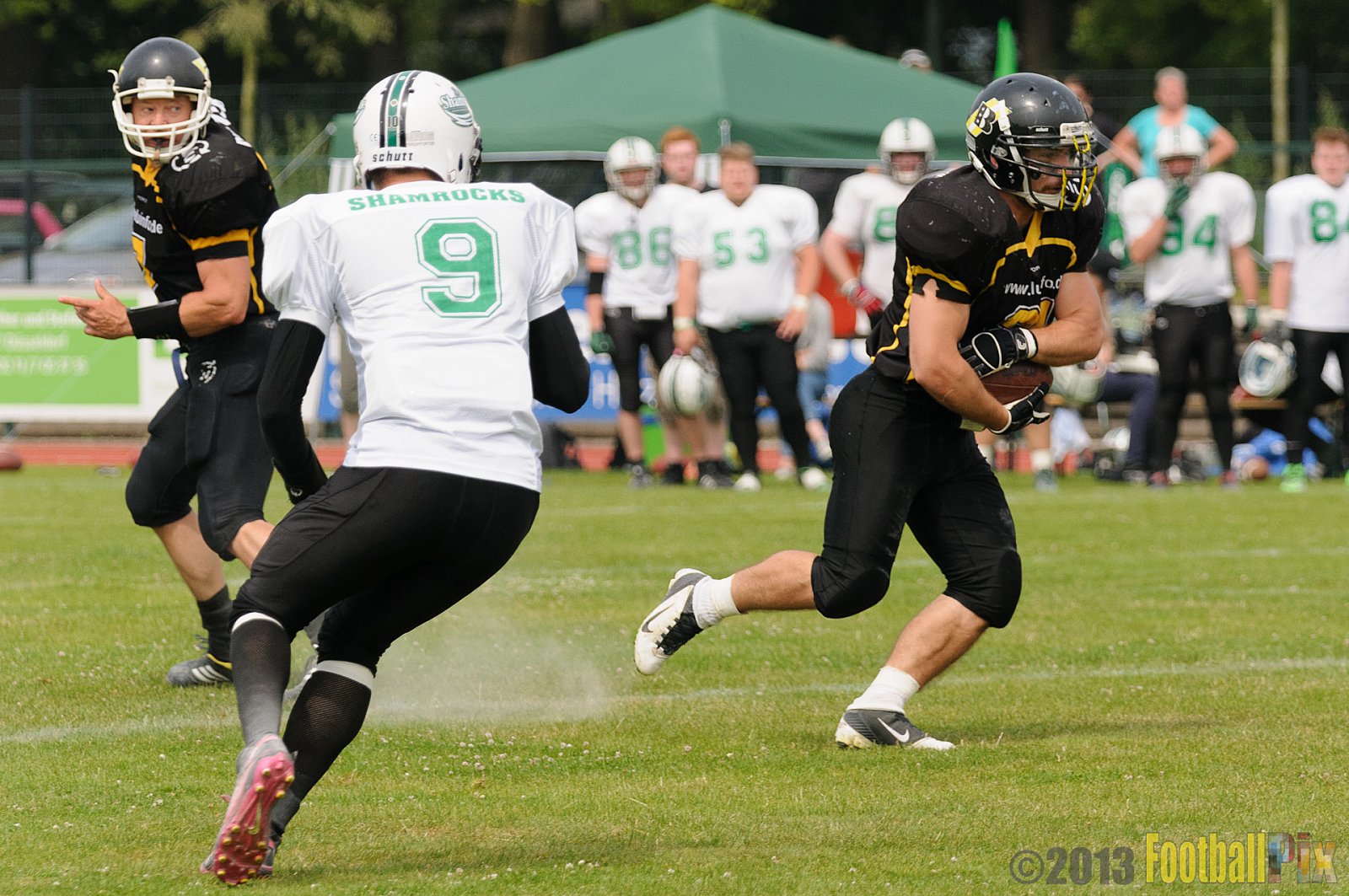 Düsseldorf Bulldozer vs. Mülheim Shamrocks - 14.07.2013 Düsseldorf Bulldozer vs. Mülheim Shamrocks (34:0) 