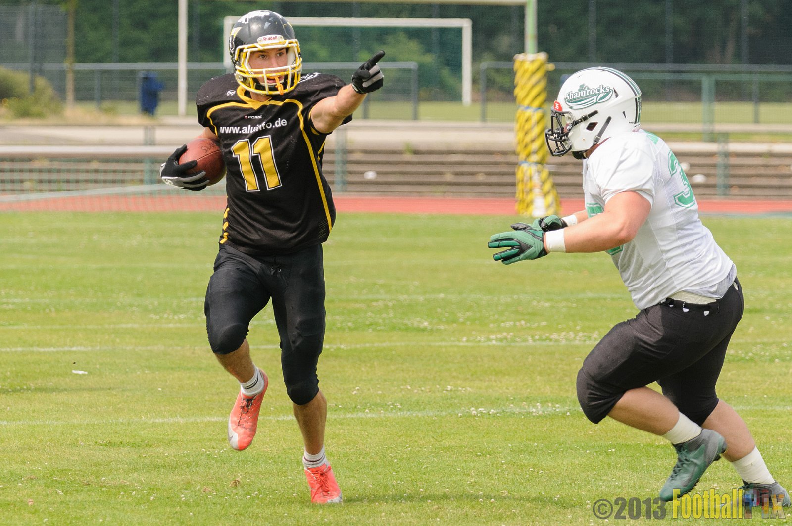 Düsseldorf Bulldozer vs. Mülheim Shamrocks - 14.07.2013 Düsseldorf Bulldozer vs. Mülheim Shamrocks (34:0) 