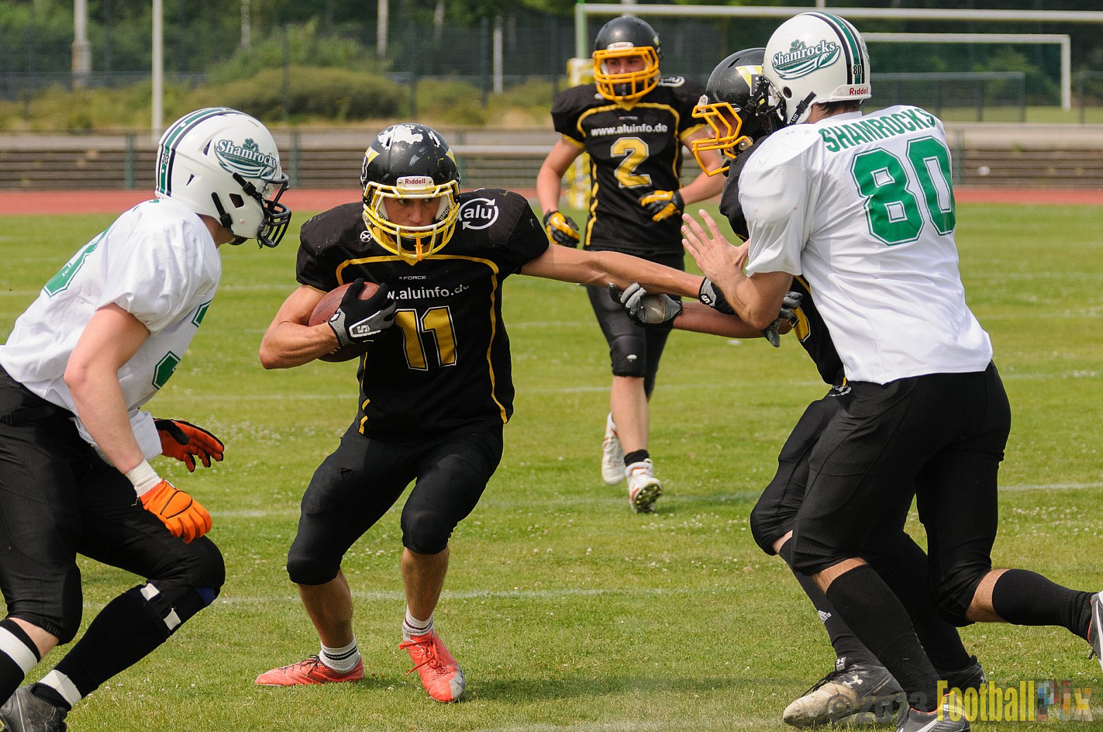 Düsseldorf Bulldozer vs. Mülheim Shamrocks - 14.07.2013 Düsseldorf Bulldozer vs. Mülheim Shamrocks (34:0) 