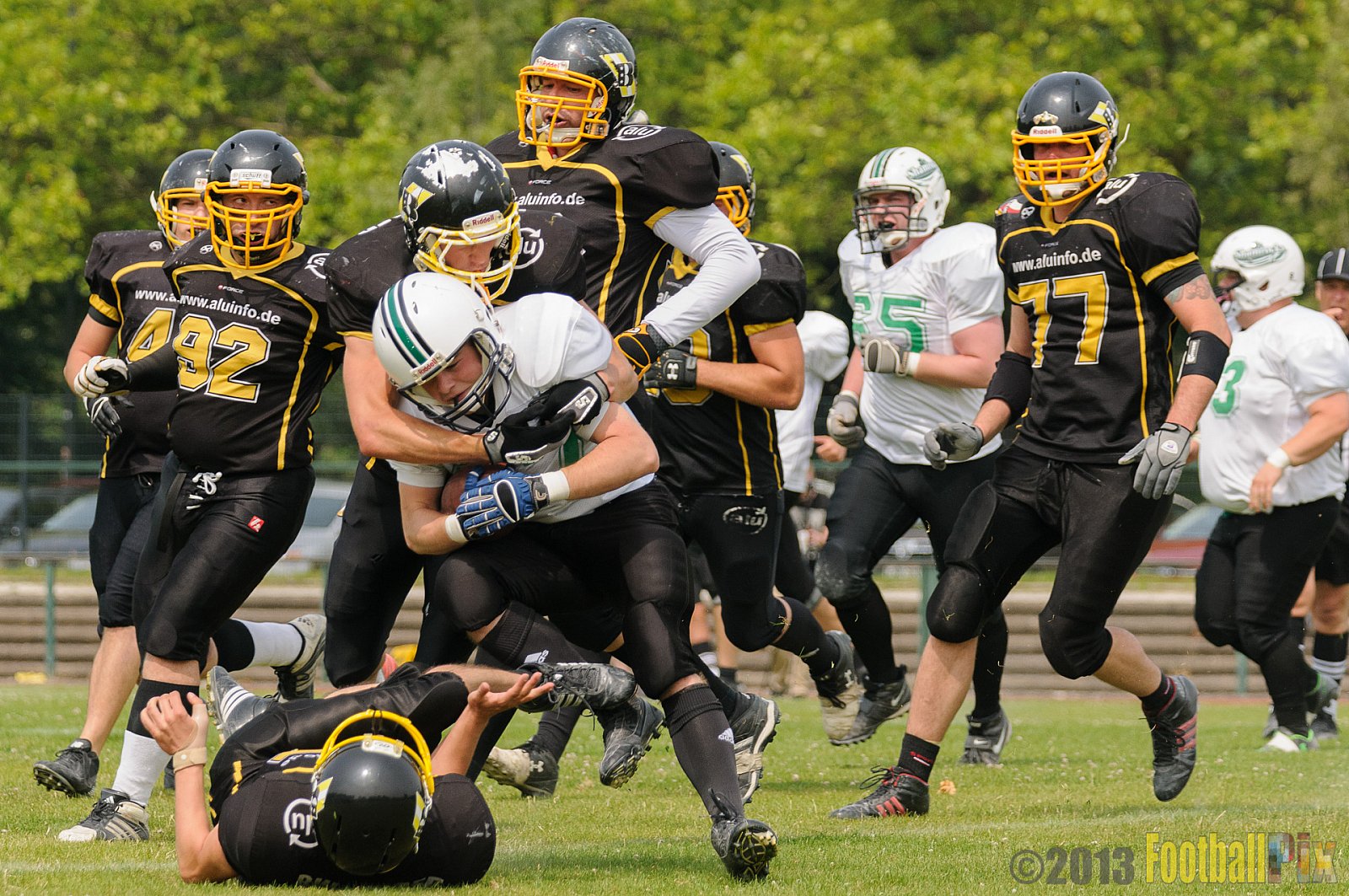 Düsseldorf Bulldozer vs. Mülheim Shamrocks - 14.07.2013 Düsseldorf Bulldozer vs. Mülheim Shamrocks (34:0) 
