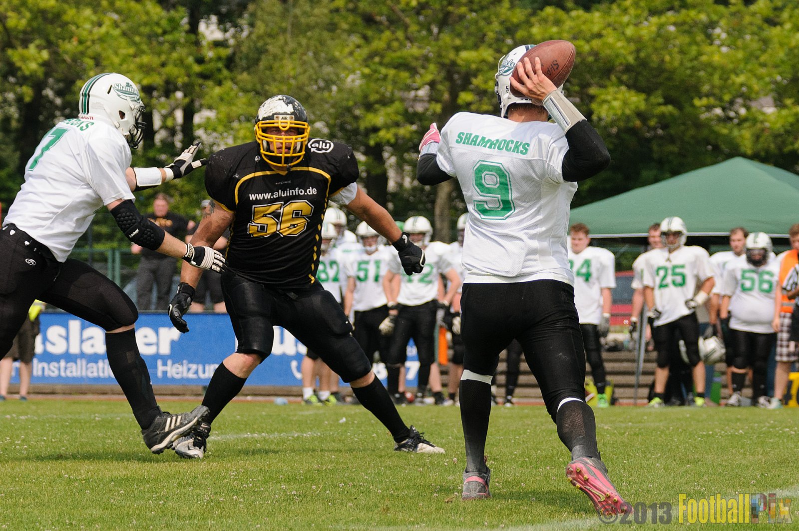 Düsseldorf Bulldozer vs. Mülheim Shamrocks - 14.07.2013 Düsseldorf Bulldozer vs. Mülheim Shamrocks (34:0) 