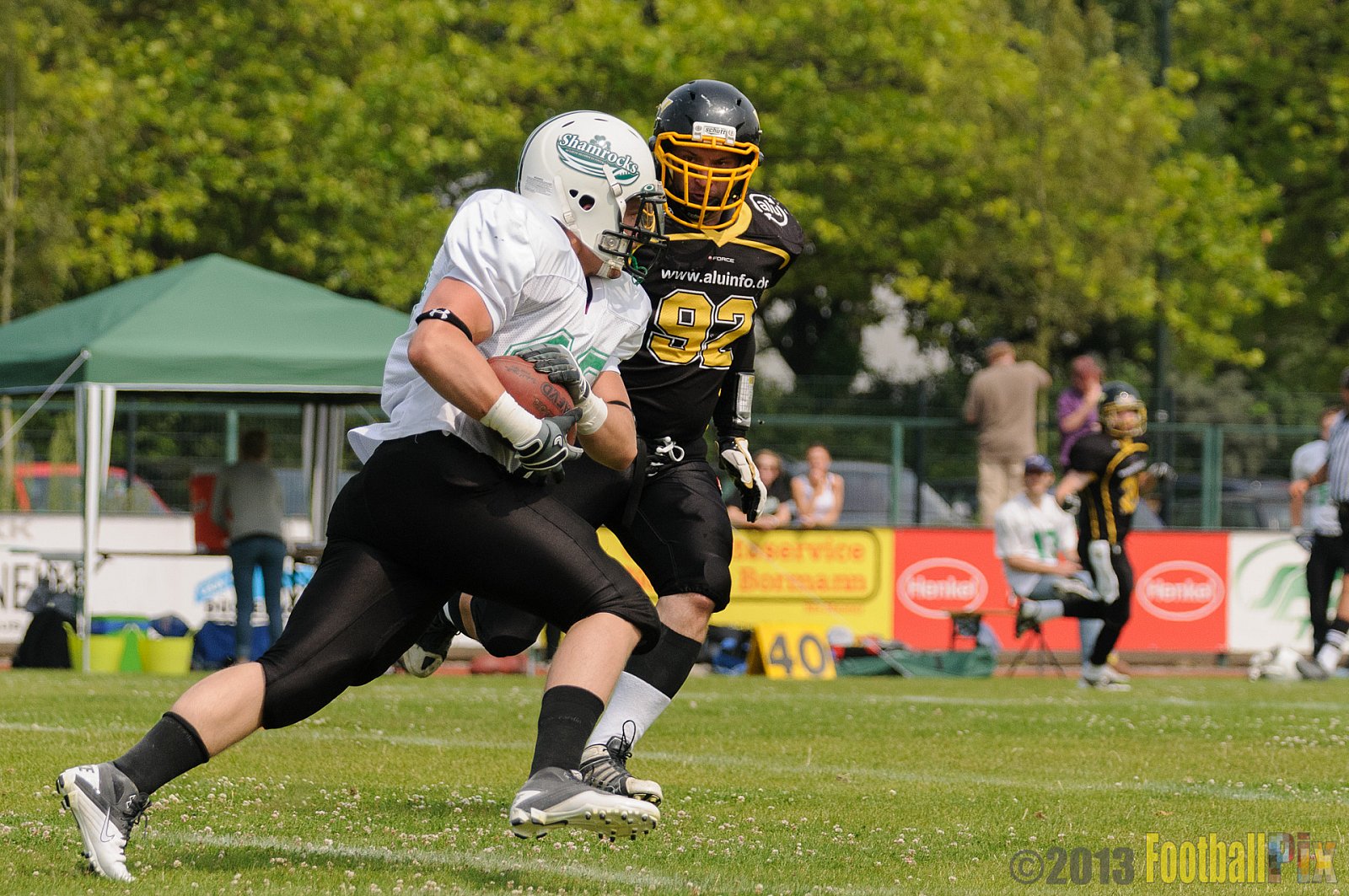 Düsseldorf Bulldozer vs. Mülheim Shamrocks - 14.07.2013 Düsseldorf Bulldozer vs. Mülheim Shamrocks (34:0) 