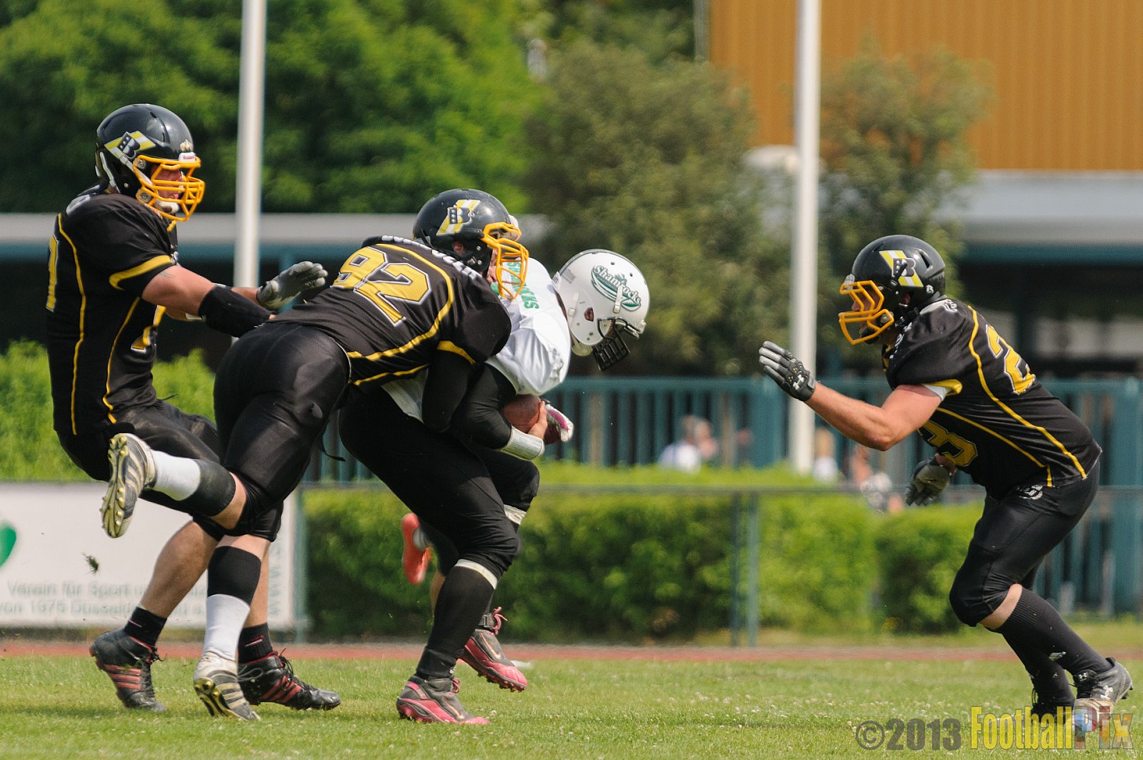 Düsseldorf Bulldozer vs. Mülheim Shamrocks - 14.07.2013 Düsseldorf Bulldozer vs. Mülheim Shamrocks (34:0) 