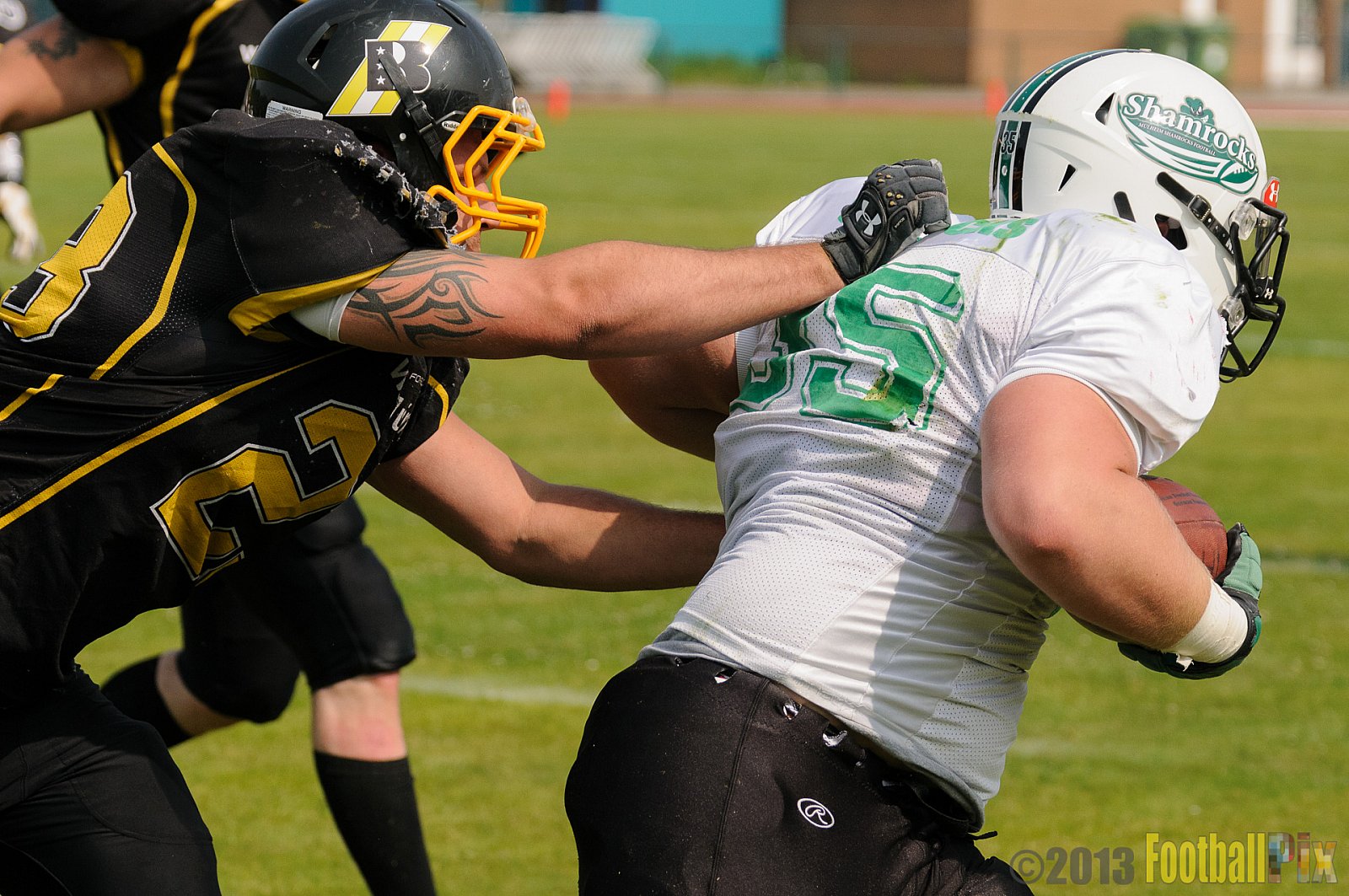 Düsseldorf Bulldozer vs. Mülheim Shamrocks - 14.07.2013 Düsseldorf Bulldozer vs. Mülheim Shamrocks (34:0) 