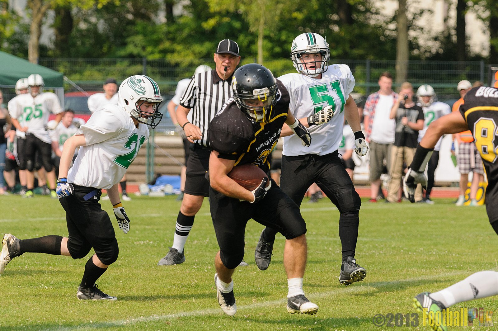 Düsseldorf Bulldozer vs. Mülheim Shamrocks - 14.07.2013 Düsseldorf Bulldozer vs. Mülheim Shamrocks (34:0) 