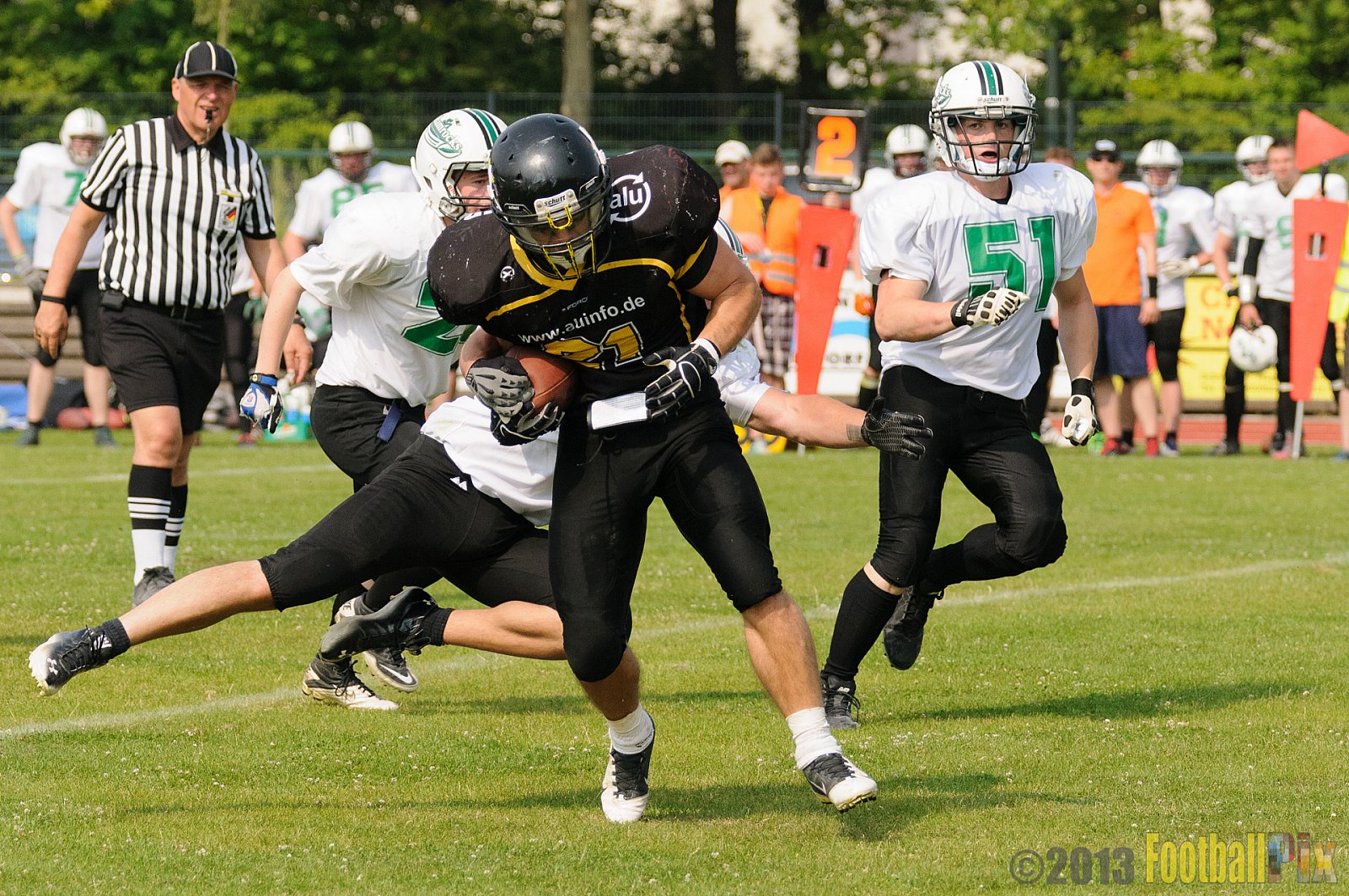 Düsseldorf Bulldozer vs. Mülheim Shamrocks - 14.07.2013 Düsseldorf Bulldozer vs. Mülheim Shamrocks (34:0) 