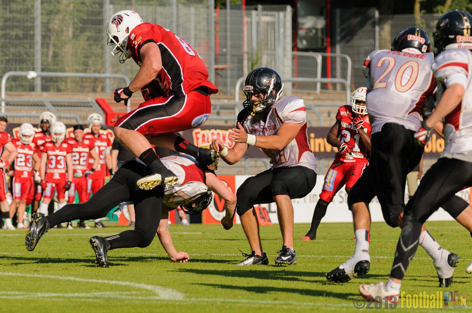 Cologne Falcons vs. Braunschweig FFC (New Yorker Lions) - 20.07.2013 GFL Nord: Cologne Falcons vs. Braunschweig FFC (New Yorker Lions) (13:56) 