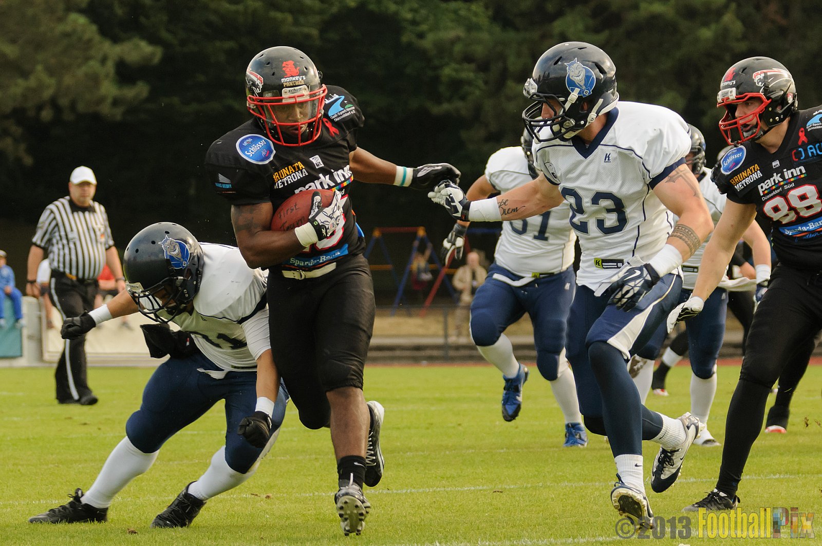 Düsseldorf Panther vs. Hamburg Blue Devils - 10.08.2013 GFL Nord: Düsseldorf Panther vs. Hamburg Blue Devils (28:9) 