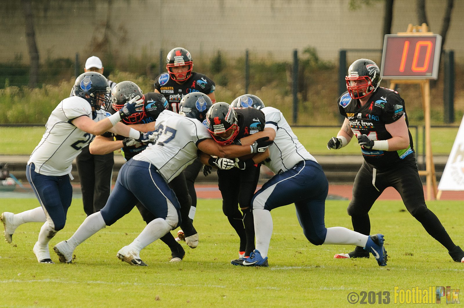 Düsseldorf Panther vs. Hamburg Blue Devils - 10.08.2013 GFL Nord: Düsseldorf Panther vs. Hamburg Blue Devils (28:9) 
