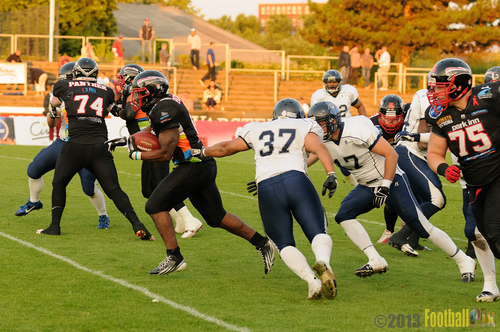 Düsseldorf Panther vs. Hamburg Blue Devils - 10.08.2013 GFL Nord: Düsseldorf Panther vs. Hamburg Blue Devils (28:9) 