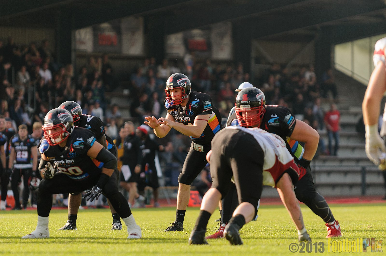 Düsseldorf Panther vs. Cologne Falcons - 31.08.2013 GFL Nord: Düsseldorf Panther vs. Cologne Falcons (28:21) 