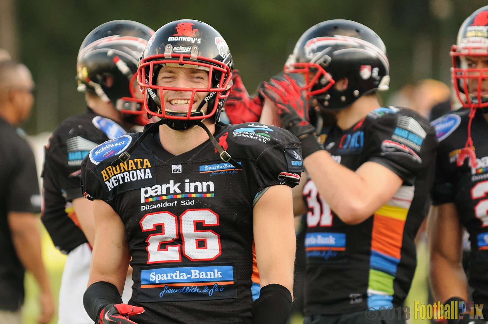 Düsseldorf Panther vs. Cologne Falcons - 31.08.2013 GFL Nord: Düsseldorf Panther vs. Cologne Falcons (28:21) 