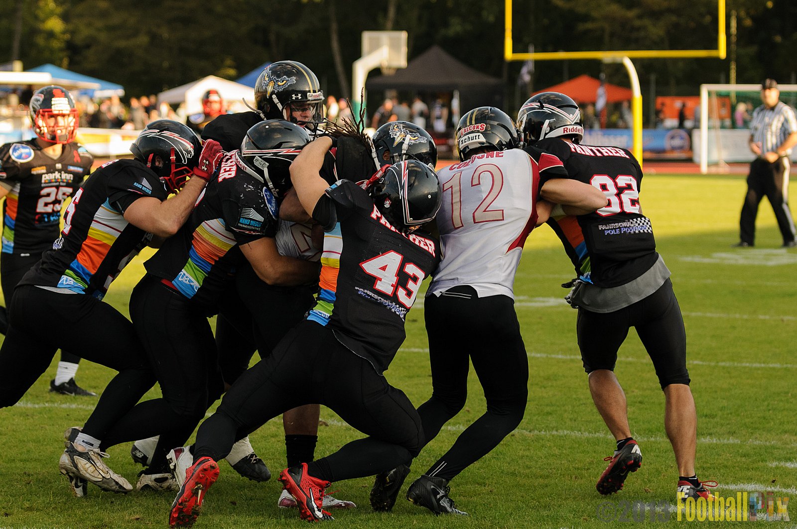 Düsseldorf Panther vs. Cologne Falcons - 31.08.2013 GFL Nord: Düsseldorf Panther vs. Cologne Falcons (28:21) 