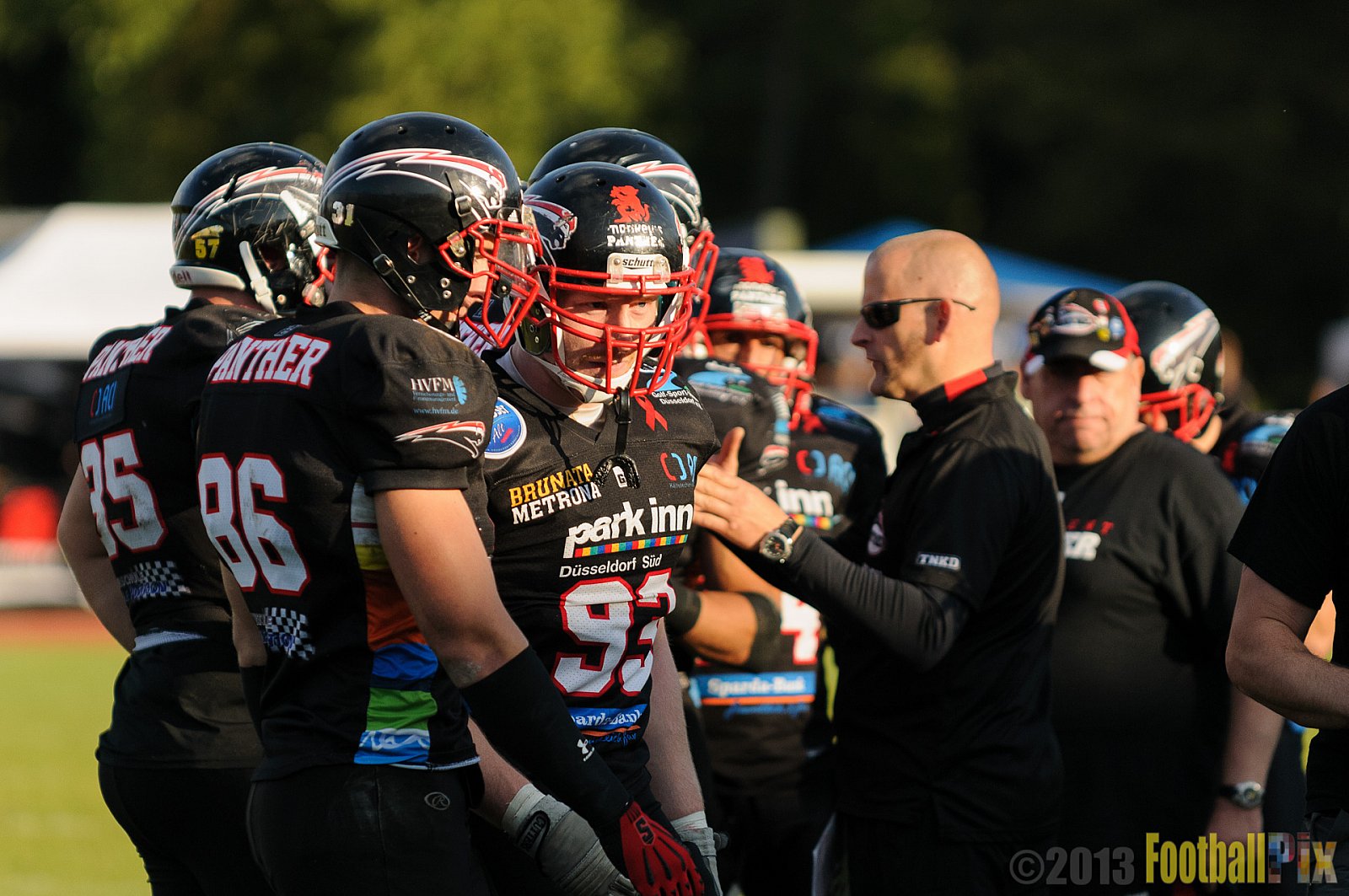 Düsseldorf Panther vs. Cologne Falcons - 31.08.2013 GFL Nord: Düsseldorf Panther vs. Cologne Falcons (28:21) 