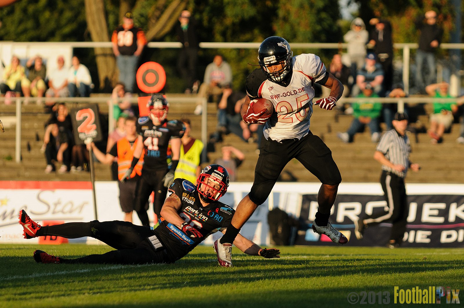 Düsseldorf Panther vs. Cologne Falcons - 31.08.2013 GFL Nord: Düsseldorf Panther vs. Cologne Falcons (28:21) 