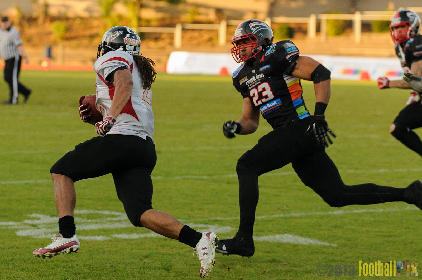 Düsseldorf Panther vs. Cologne Falcons - 31.08.2013 GFL Nord: Düsseldorf Panther vs. Cologne Falcons (28:21) 