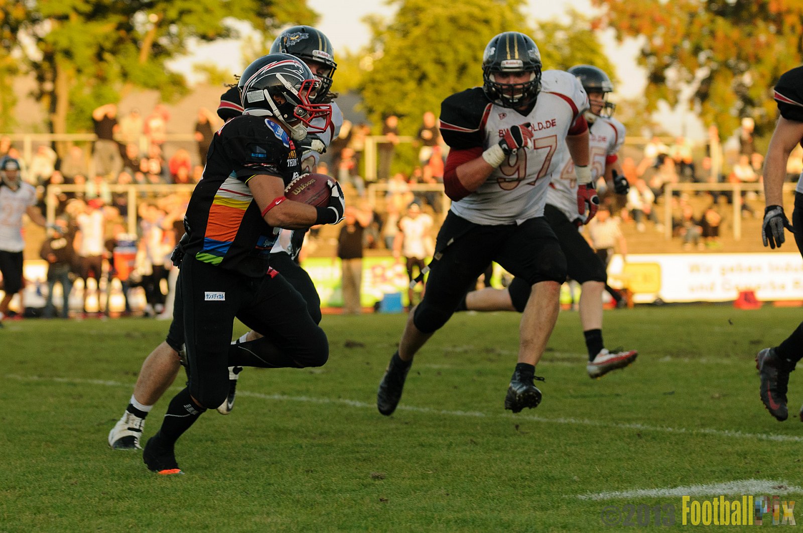Düsseldorf Panther vs. Cologne Falcons - 31.08.2013 GFL Nord: Düsseldorf Panther vs. Cologne Falcons (28:21) 