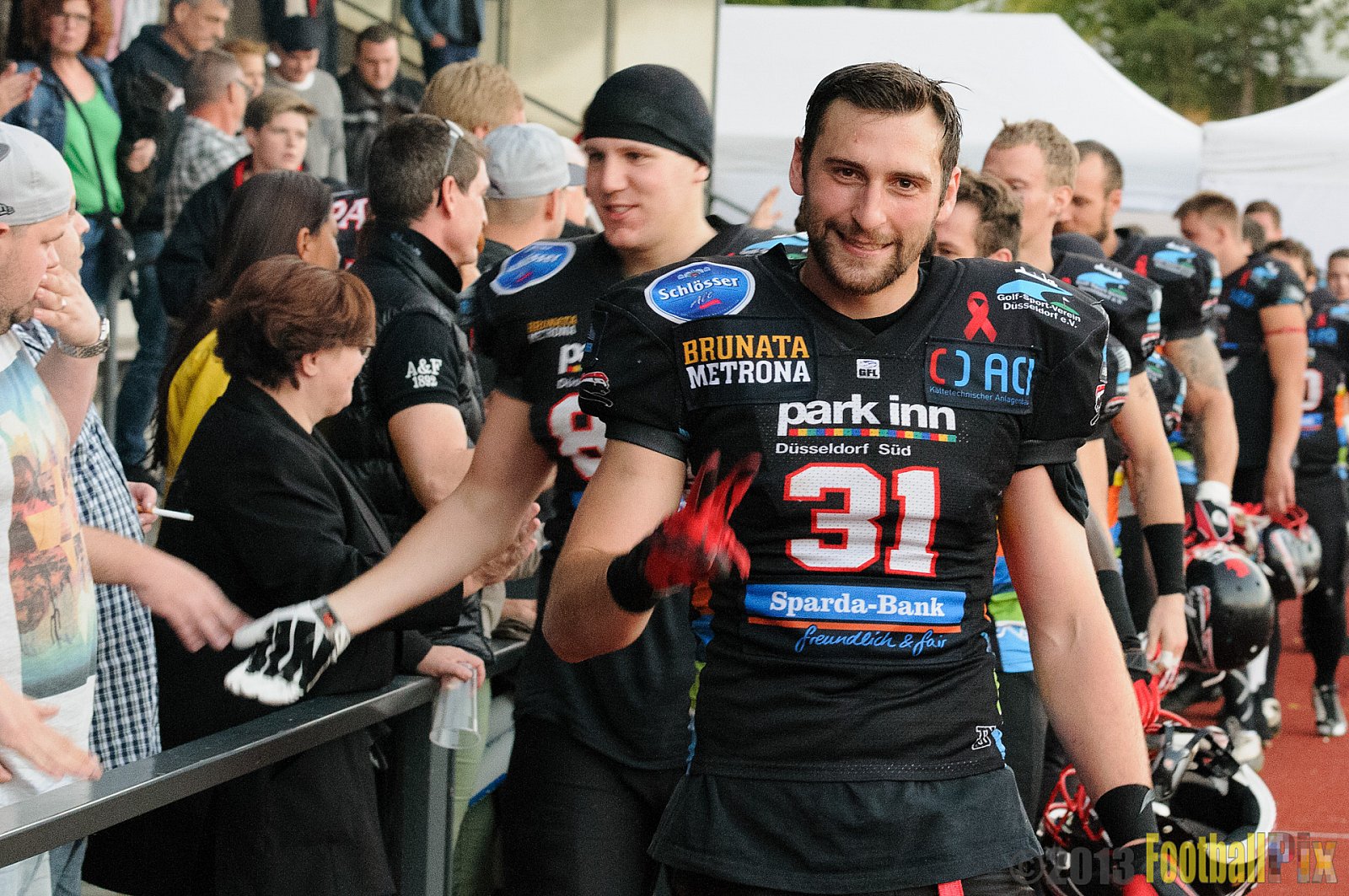 Düsseldorf Panther vs. Cologne Falcons - 31.08.2013 GFL Nord: Düsseldorf Panther vs. Cologne Falcons (28:21) 
