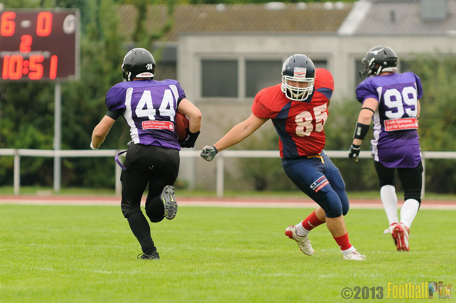 Langenfeld Longhorns vs. Recklinghausen Chargers - 08.09.2013 Langenfeld Longhorns vs. Recklinghausen Chargers (26:0) 