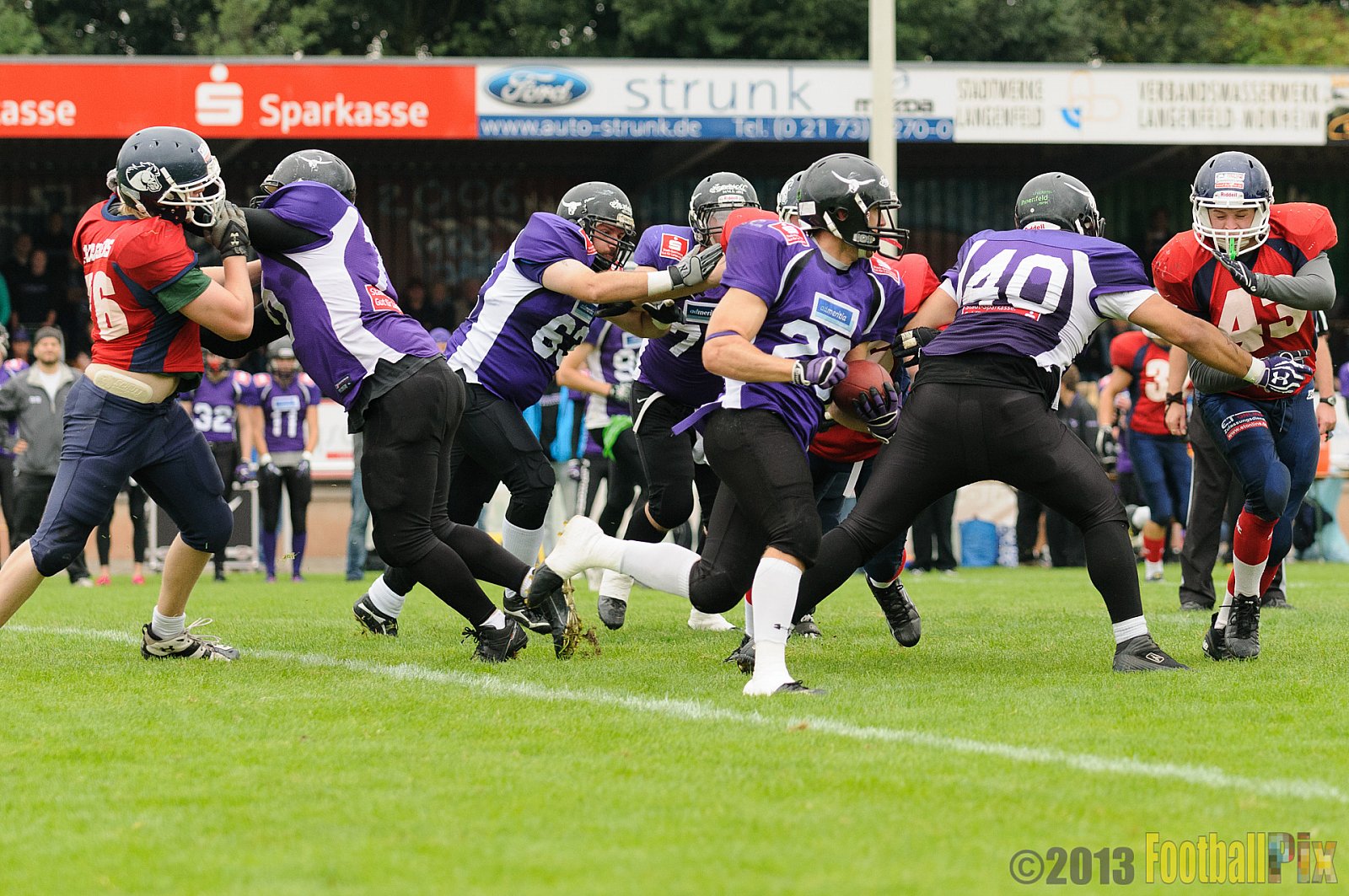 Langenfeld Longhorns vs. Recklinghausen Chargers - 08.09.2013 Langenfeld Longhorns vs. Recklinghausen Chargers (26:0) 