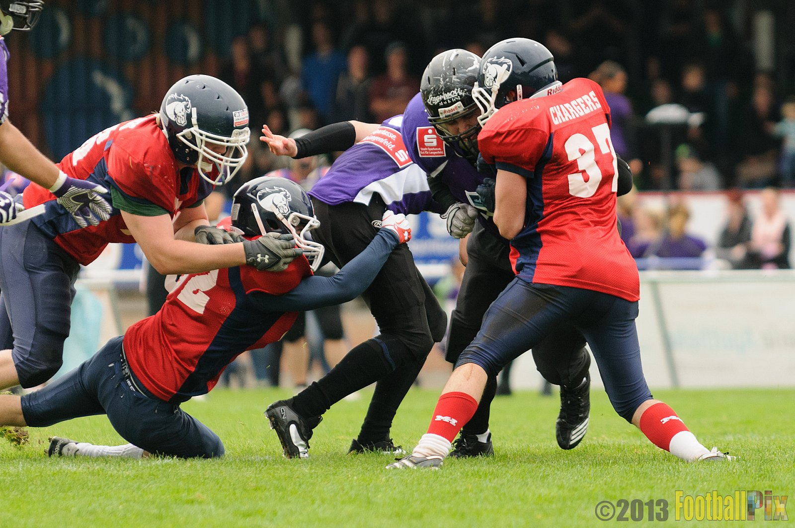 Langenfeld Longhorns vs. Recklinghausen Chargers - 08.09.2013 Langenfeld Longhorns vs. Recklinghausen Chargers (26:0) 