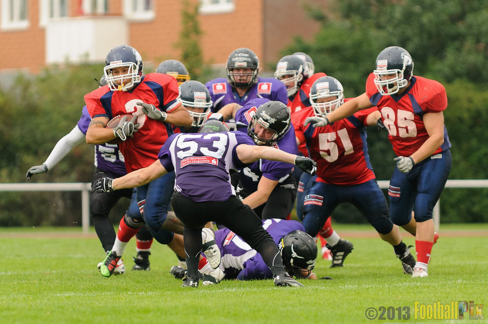 Langenfeld Longhorns vs. Recklinghausen Chargers - 08.09.2013 Langenfeld Longhorns vs. Recklinghausen Chargers (26:0) 
