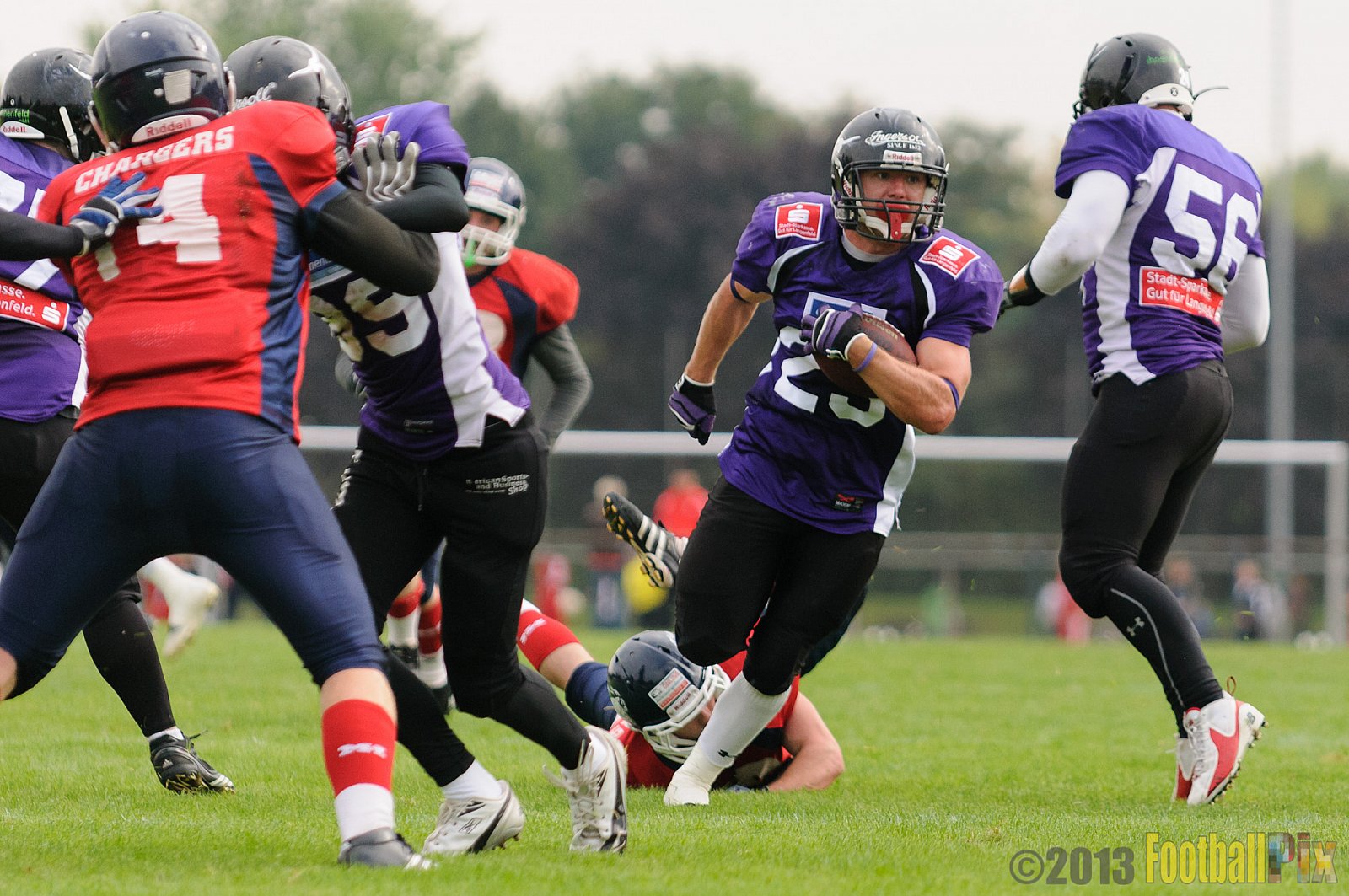 Langenfeld Longhorns vs. Recklinghausen Chargers - 08.09.2013 Langenfeld Longhorns vs. Recklinghausen Chargers (26:0) 