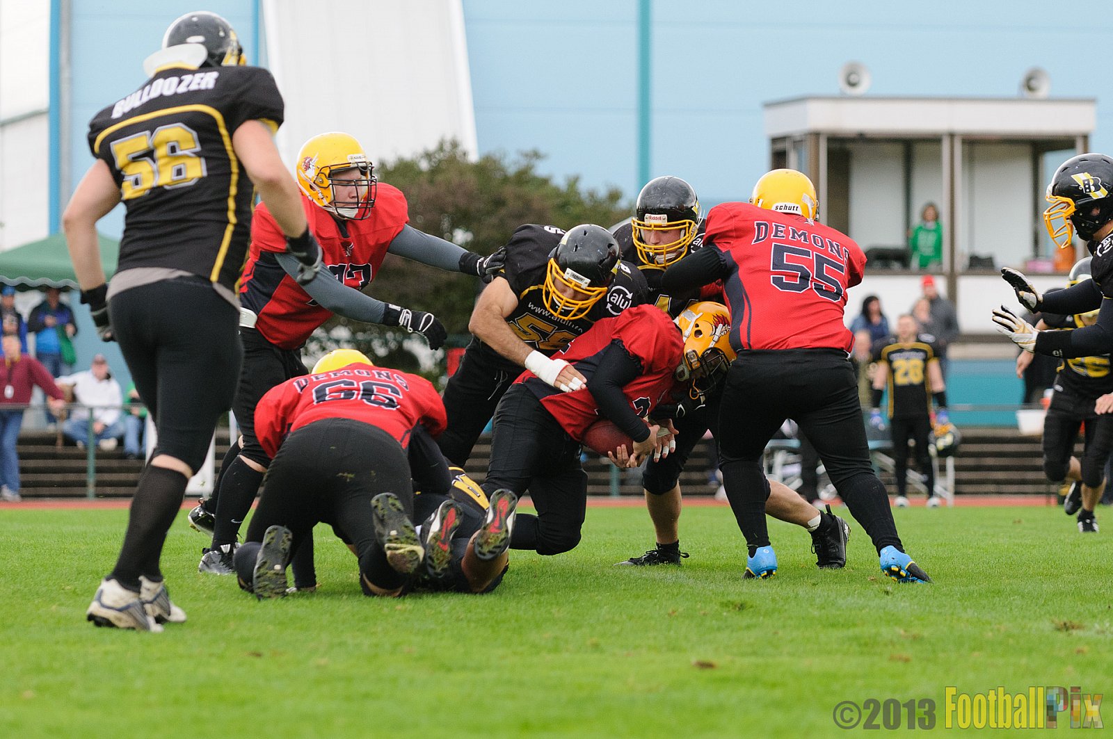 Düsseldorf Bulldozer vs. Aachen Düren Demons - 14.09.2013 Düsseldorf Bulldozer vs. Aachen/Düren Demons (62:0) 