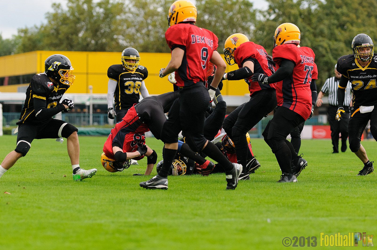 Düsseldorf Bulldozer vs. Aachen Düren Demons - 14.09.2013 Düsseldorf Bulldozer vs. Aachen/Düren Demons (62:0) 