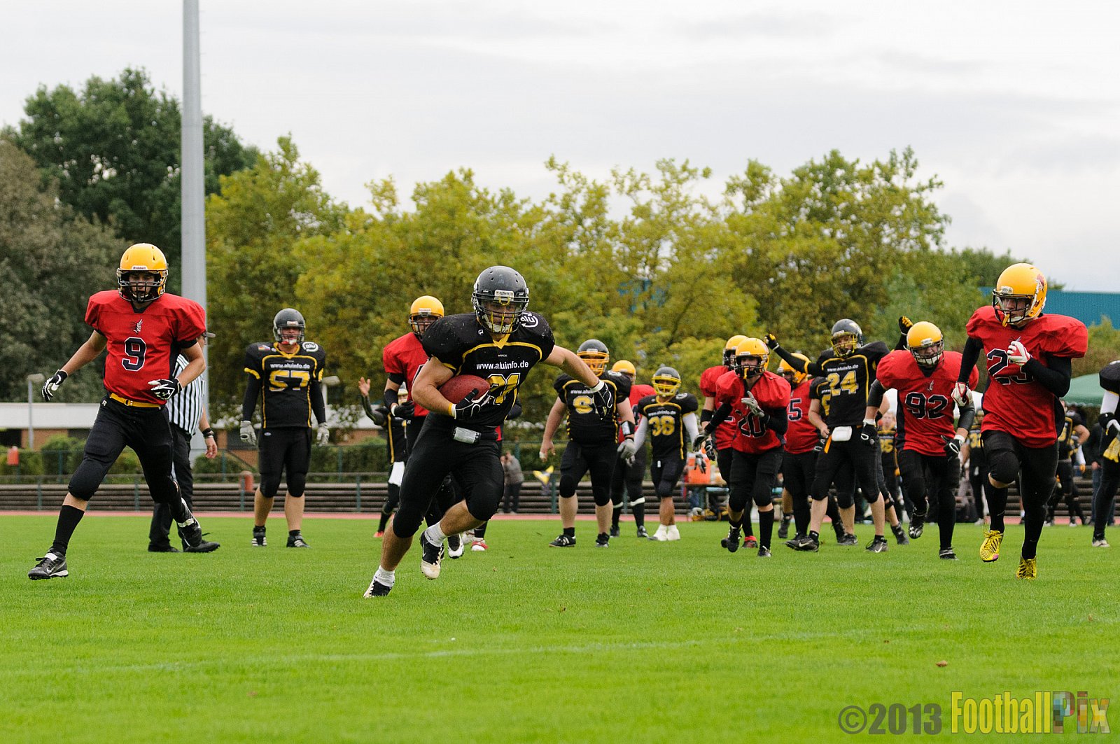 Düsseldorf Bulldozer vs. Aachen Düren Demons - 14.09.2013 Düsseldorf Bulldozer vs. Aachen/Düren Demons (62:0) 