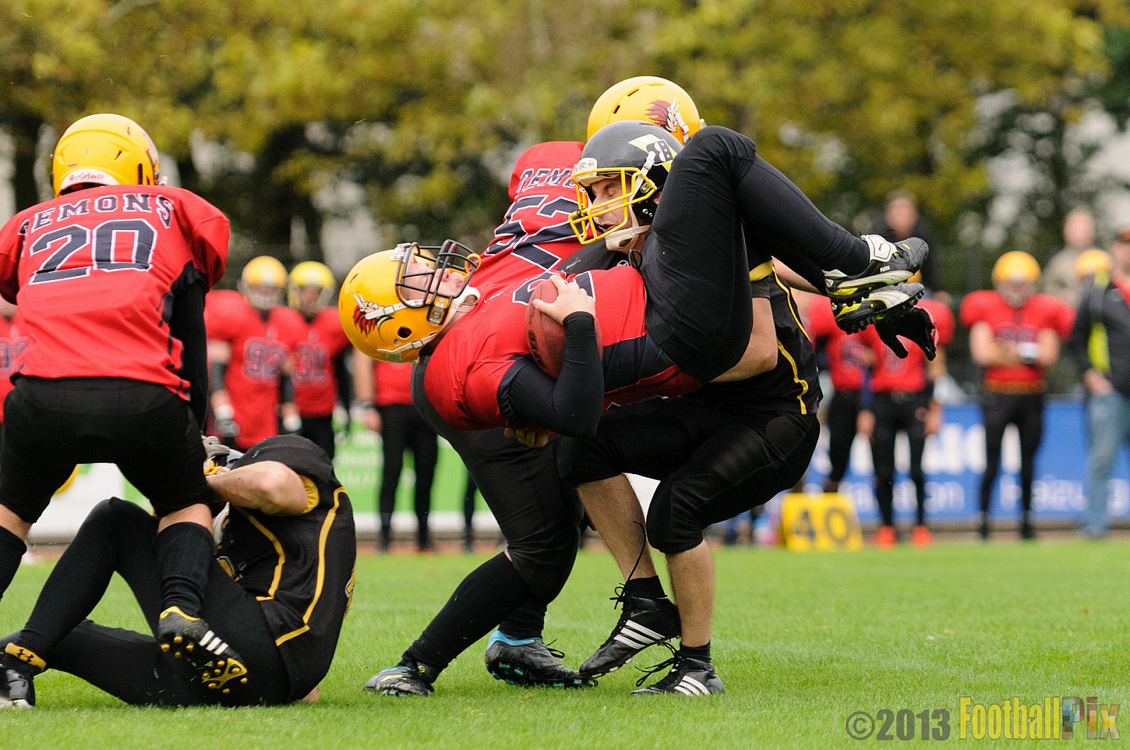 Düsseldorf Bulldozer vs. Aachen Düren Demons - 14.09.2013 Düsseldorf Bulldozer vs. Aachen/Düren Demons (62:0) 