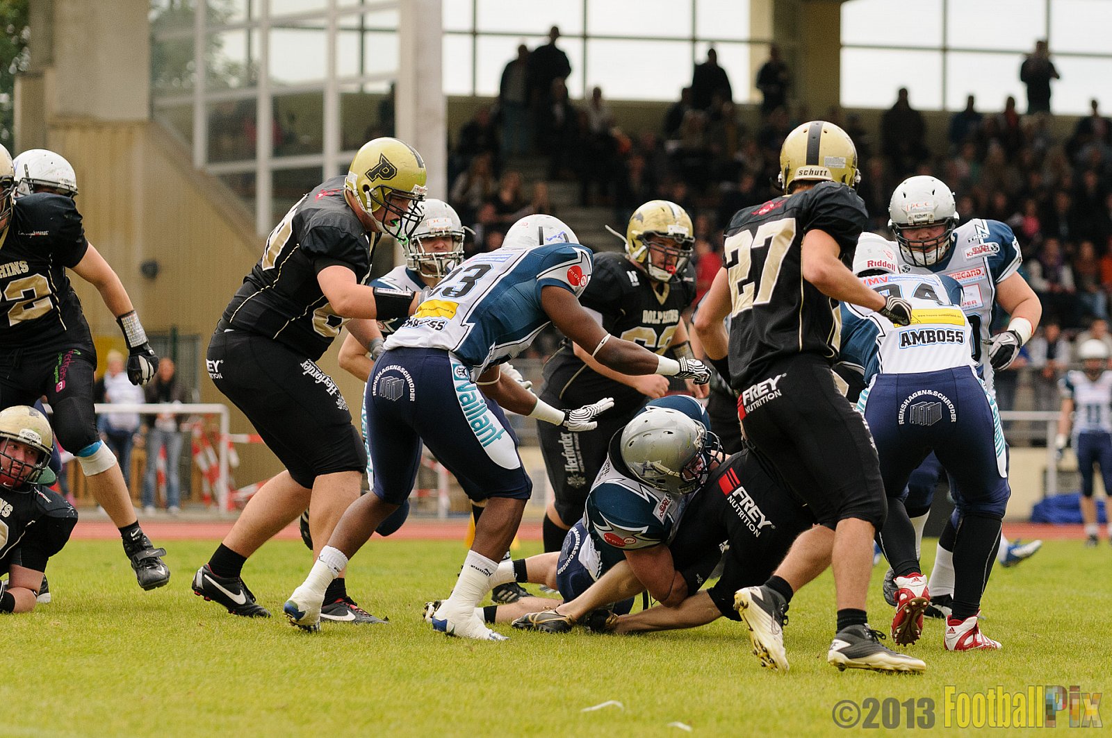  Remscheid Amboss vs. Paderborn Dolphins  - 15.09.2013 Remscheid Amboss vs. Paderborn Dolphins (22:7) 
