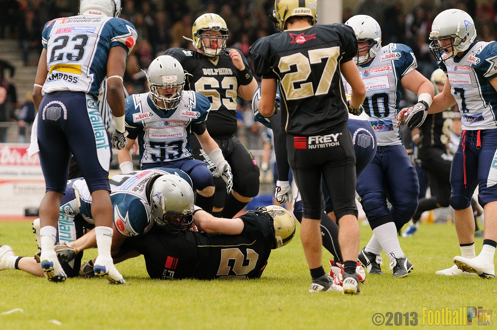  Remscheid Amboss vs. Paderborn Dolphins  - 15.09.2013 Remscheid Amboss vs. Paderborn Dolphins (22:7) 