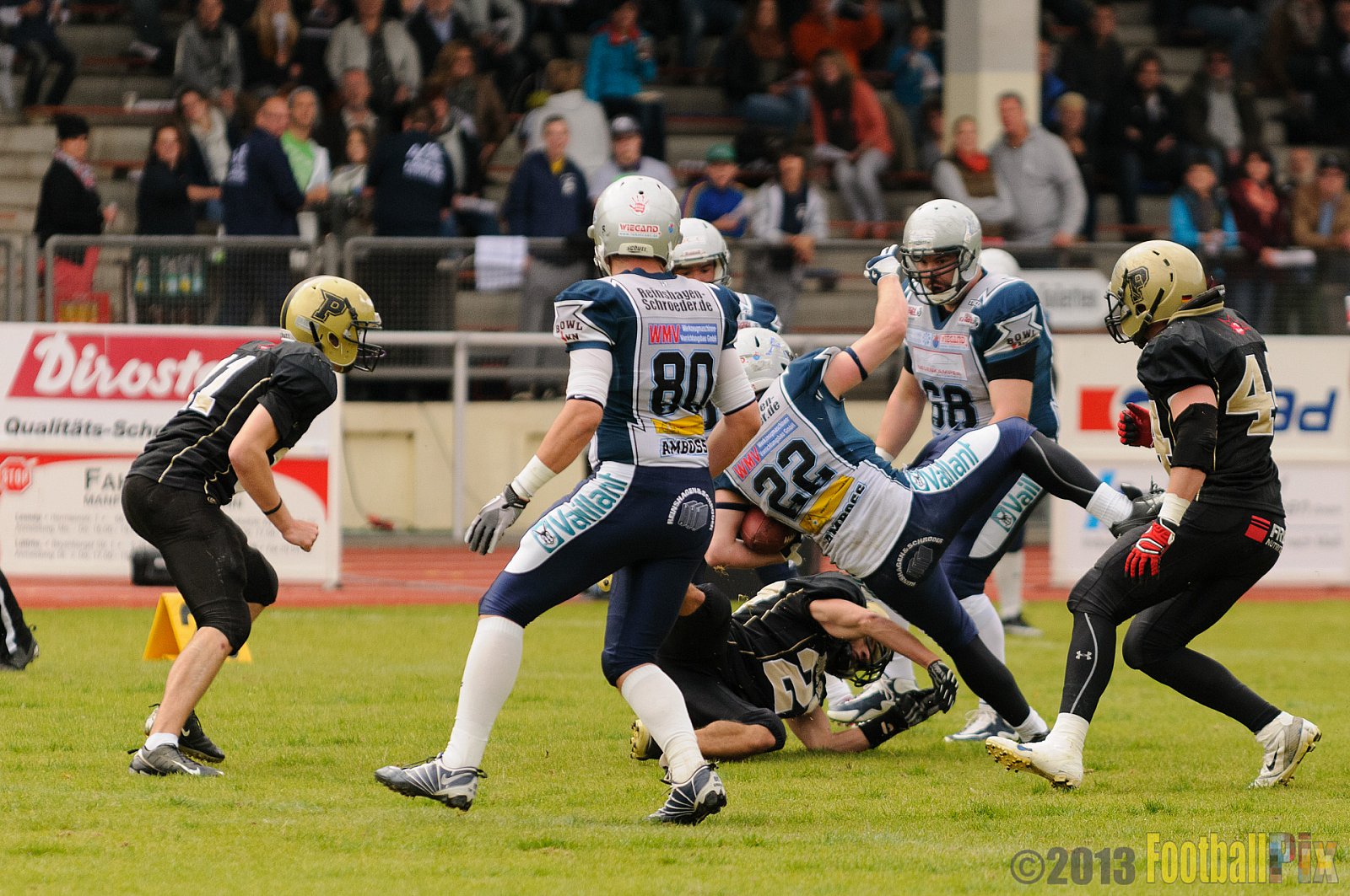  Remscheid Amboss vs. Paderborn Dolphins  - 15.09.2013 Remscheid Amboss vs. Paderborn Dolphins (22:7) 