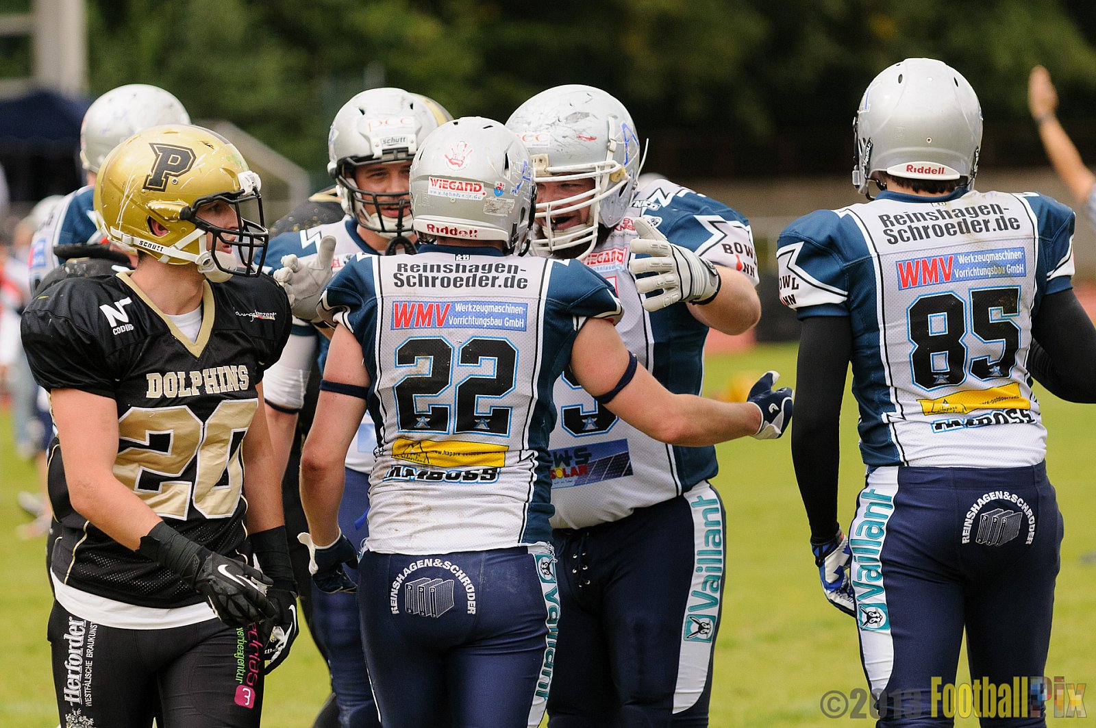  Remscheid Amboss vs. Paderborn Dolphins  - 15.09.2013 Remscheid Amboss vs. Paderborn Dolphins (22:7) 
