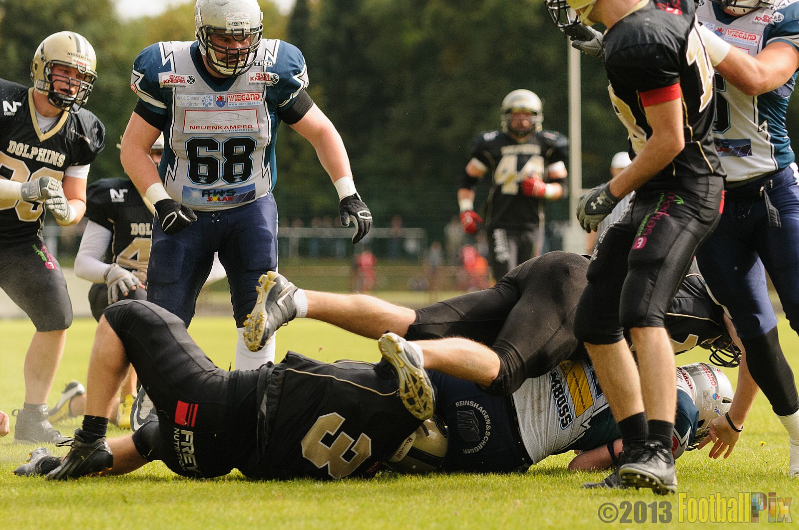  Remscheid Amboss vs. Paderborn Dolphins  - 15.09.2013 Remscheid Amboss vs. Paderborn Dolphins (22:7) 