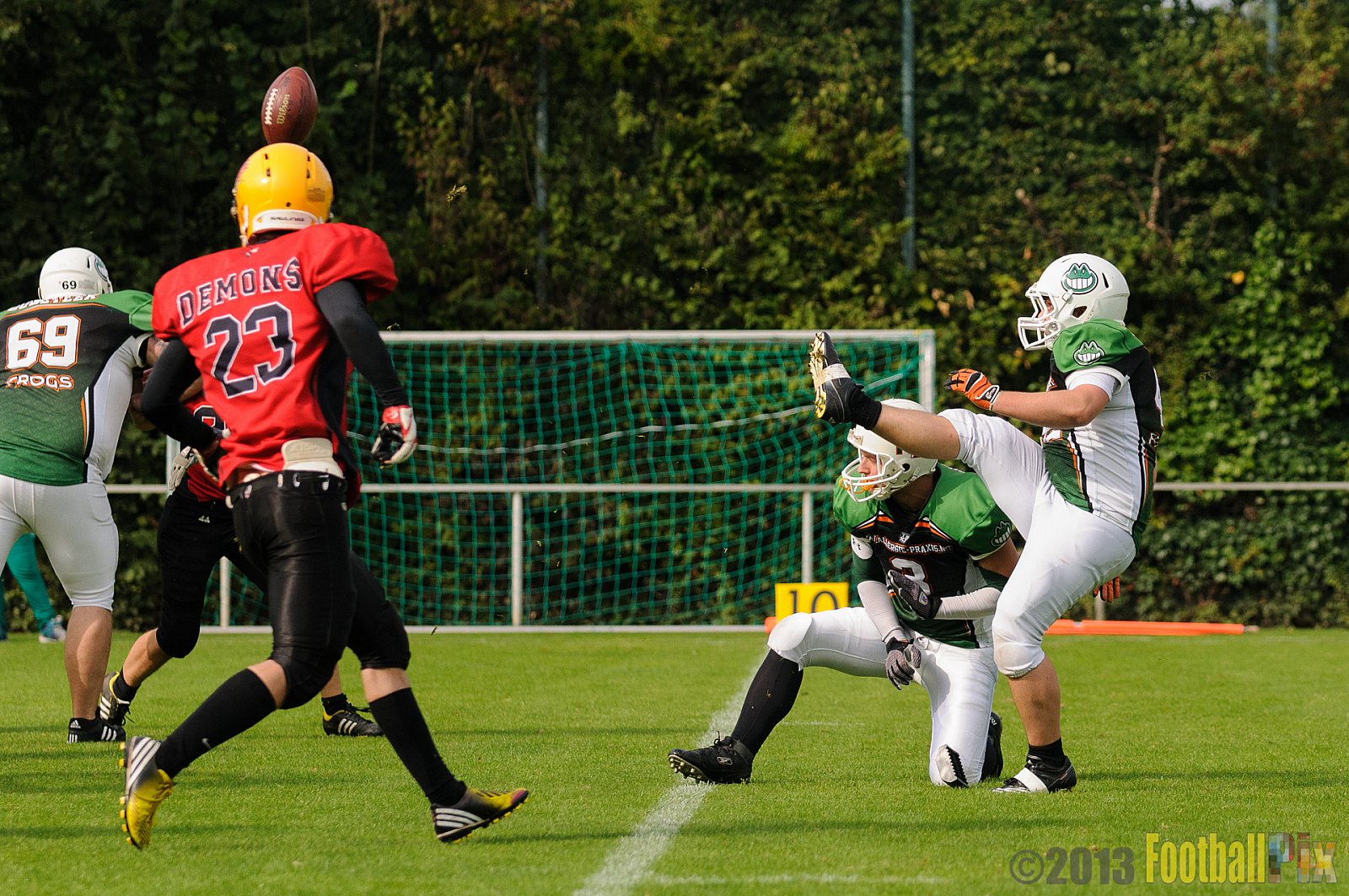 Neuss Frogs vs. Aachen Düren Demons - 21.09.2013 Neuss Frogs vs. Aachen Düren Demons (36:0) 