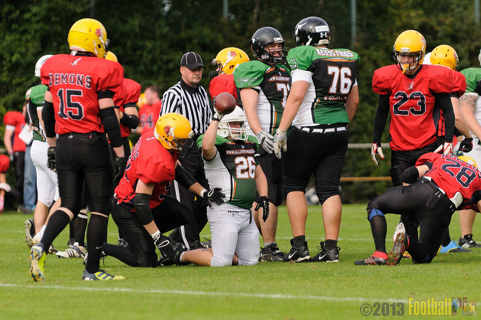 Neuss Frogs vs. Aachen Düren Demons - 21.09.2013 Neuss Frogs vs. Aachen Düren Demons (36:0) 