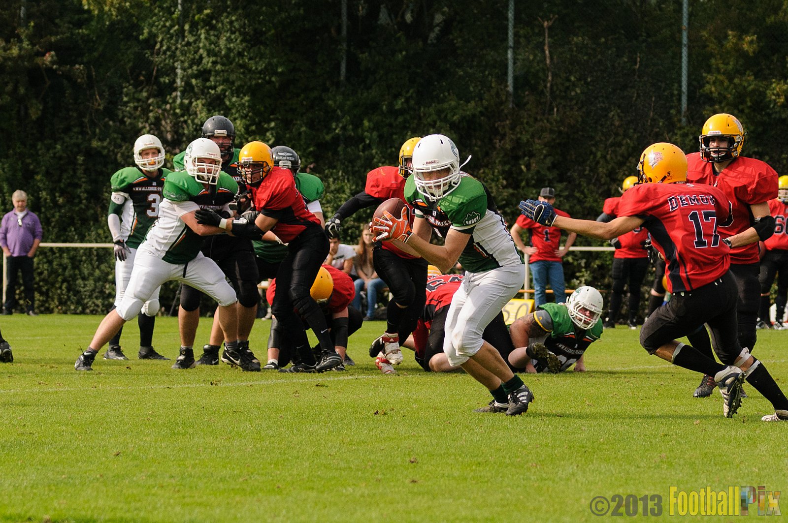 Neuss Frogs vs. Aachen Düren Demons - 21.09.2013 Neuss Frogs vs. Aachen Düren Demons (36:0) 