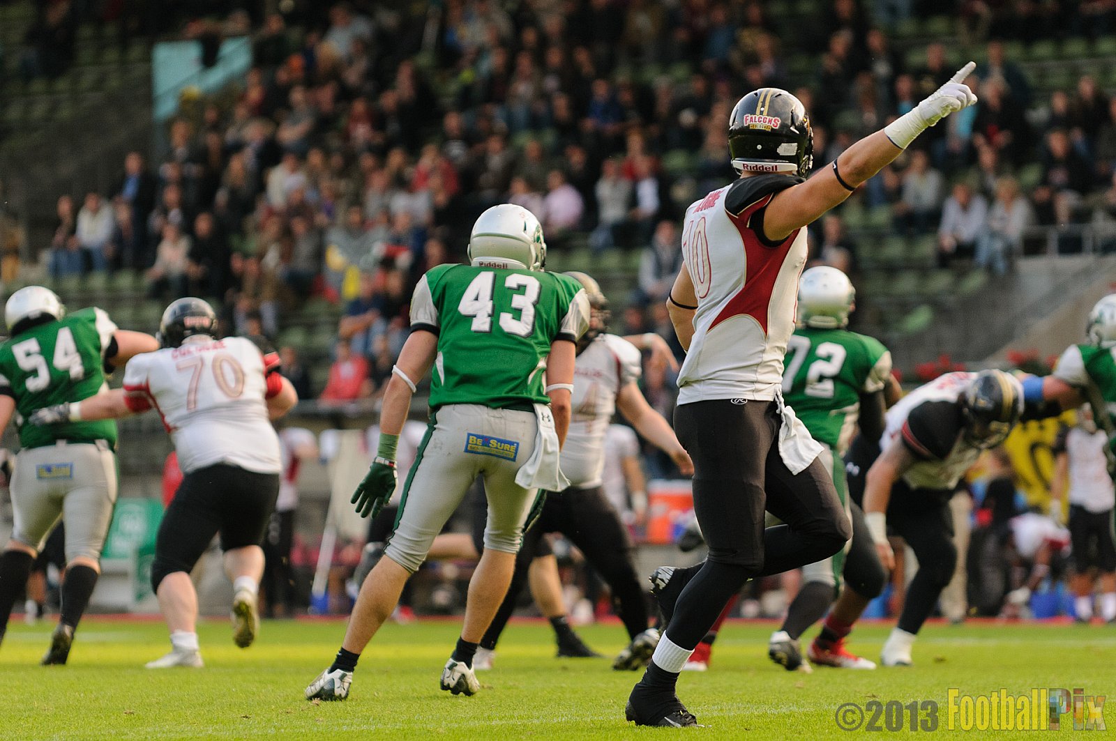 Relegationsspiel Cologne Falcons vs. Bielefeld Bulldogs - 21.09.2013 GFL Nord: Relegationsspiel Cologne Falcons vs. Bielefeld Bulldogs (42:30) 