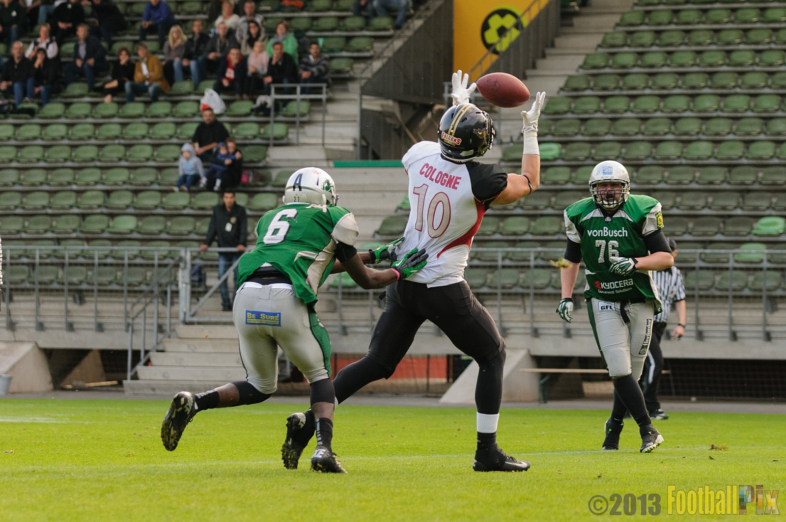 Relegationsspiel Cologne Falcons vs. Bielefeld Bulldogs - 21.09.2013 GFL Nord: Relegationsspiel Cologne Falcons vs. Bielefeld Bulldogs (42:30) 