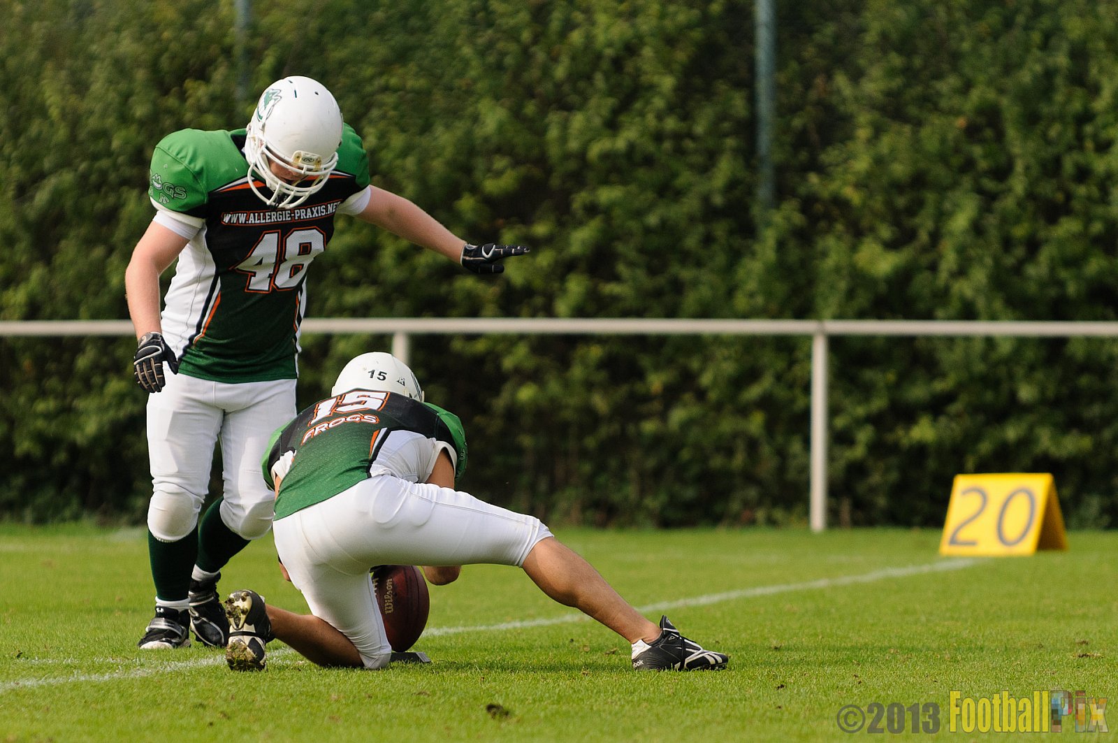Neuss Frogs vs. Aachen Düren Demons - 21.09.2013 Neuss Frogs vs. Aachen Düren Demons (36:0) 