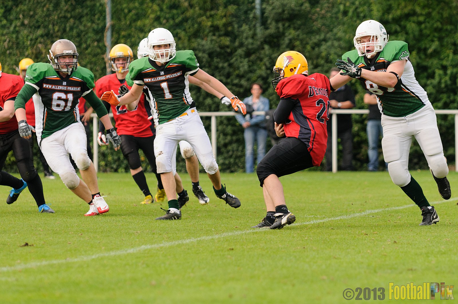 Neuss Frogs vs. Aachen Düren Demons - 21.09.2013 Neuss Frogs vs. Aachen Düren Demons (36:0) 