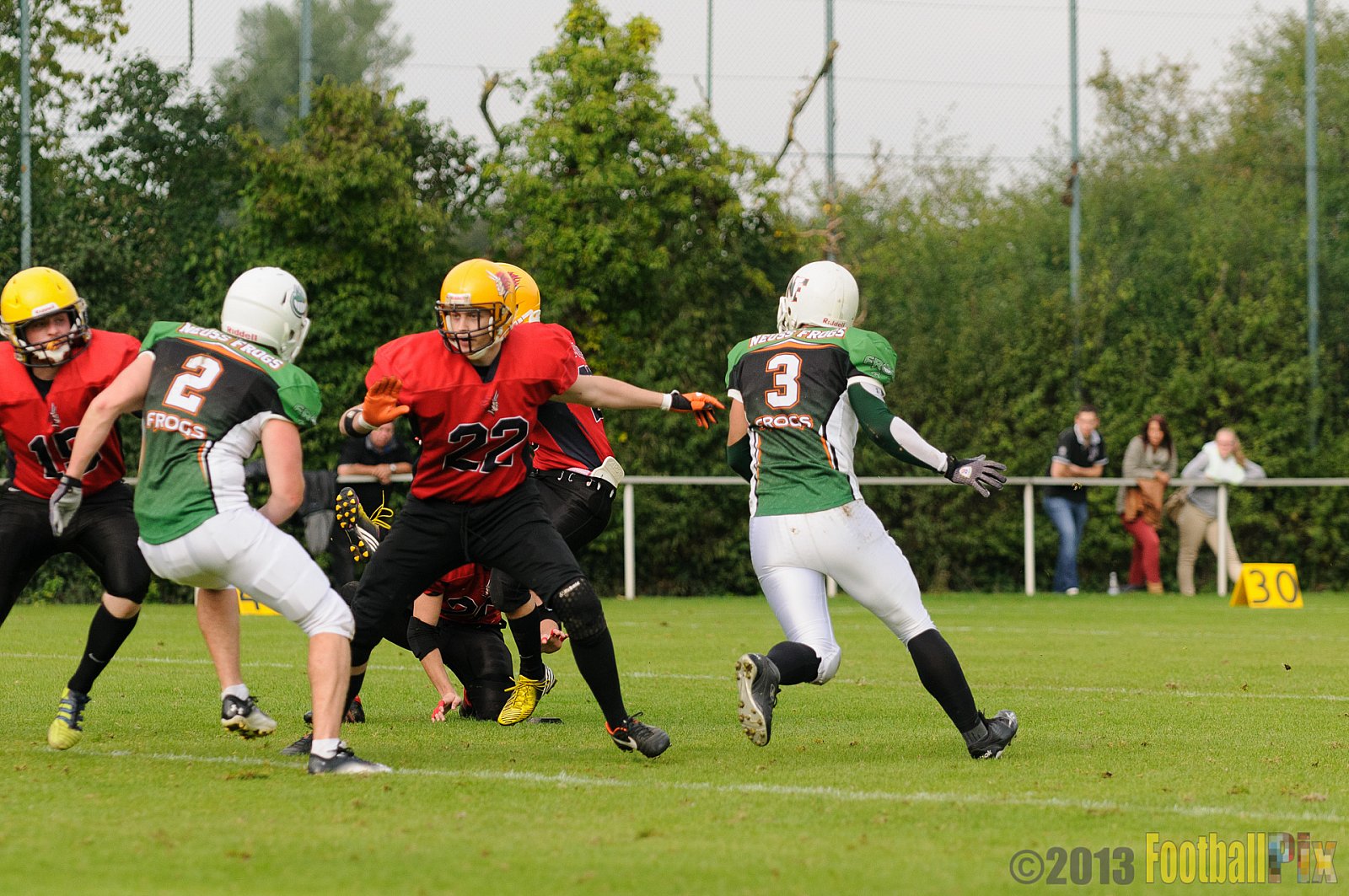 Neuss Frogs vs. Aachen Düren Demons - 21.09.2013 Neuss Frogs vs. Aachen Düren Demons (36:0) 