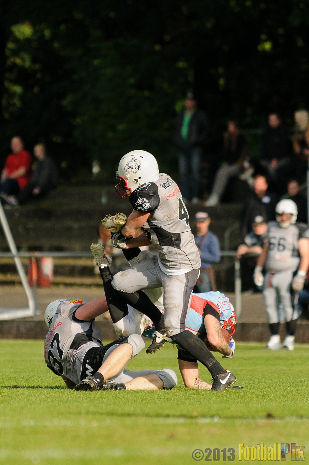 Mönchengladbach Wolfpack vs. Bonn Gamecocks II - 28.09.2013 Mönchengladbach Wolfpack vs. Bonn Gamecocks II (50:0) 