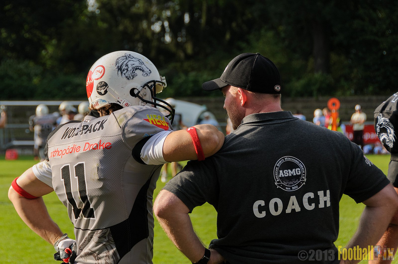 Mönchengladbach Wolfpack vs. Bonn Gamecocks II - 28.09.2013 Mönchengladbach Wolfpack vs. Bonn Gamecocks II (50:0) 